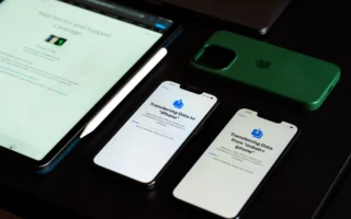 iPhone'dan Android'e veri aktarımı yapılırken iki akıllı telefon