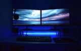 Oyun bilgisayarı ve monitör düzeneği